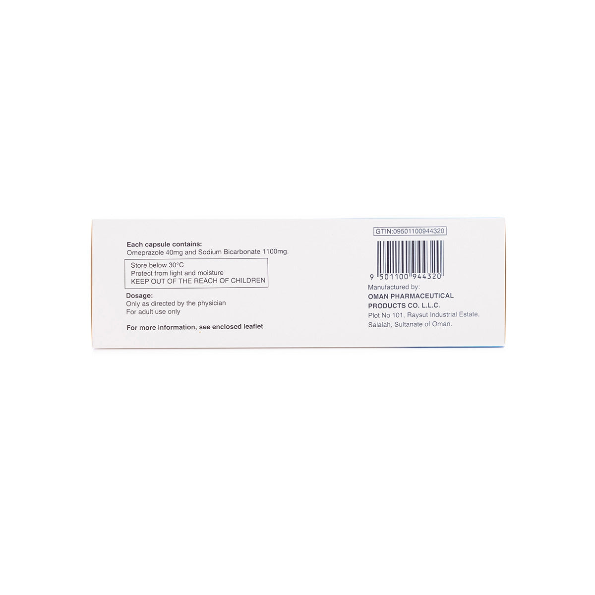 Omezyn Plus 40/1100Mg 28 Capsules