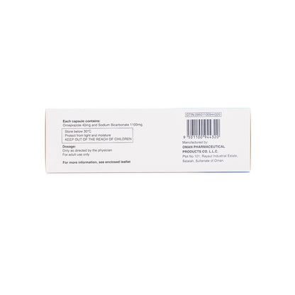 Omezyn Plus 40/1100Mg 28 Capsules