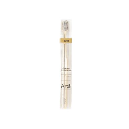 Arta Golden Toothbrush Soft [Gray Bristles]