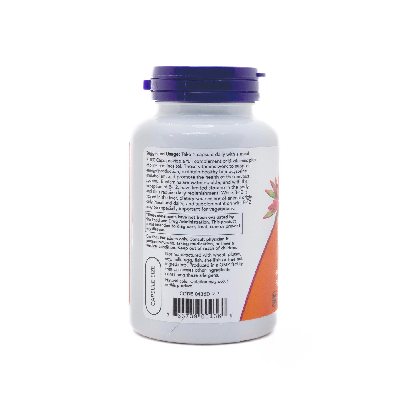 Now B-100 100 Veg Capsules