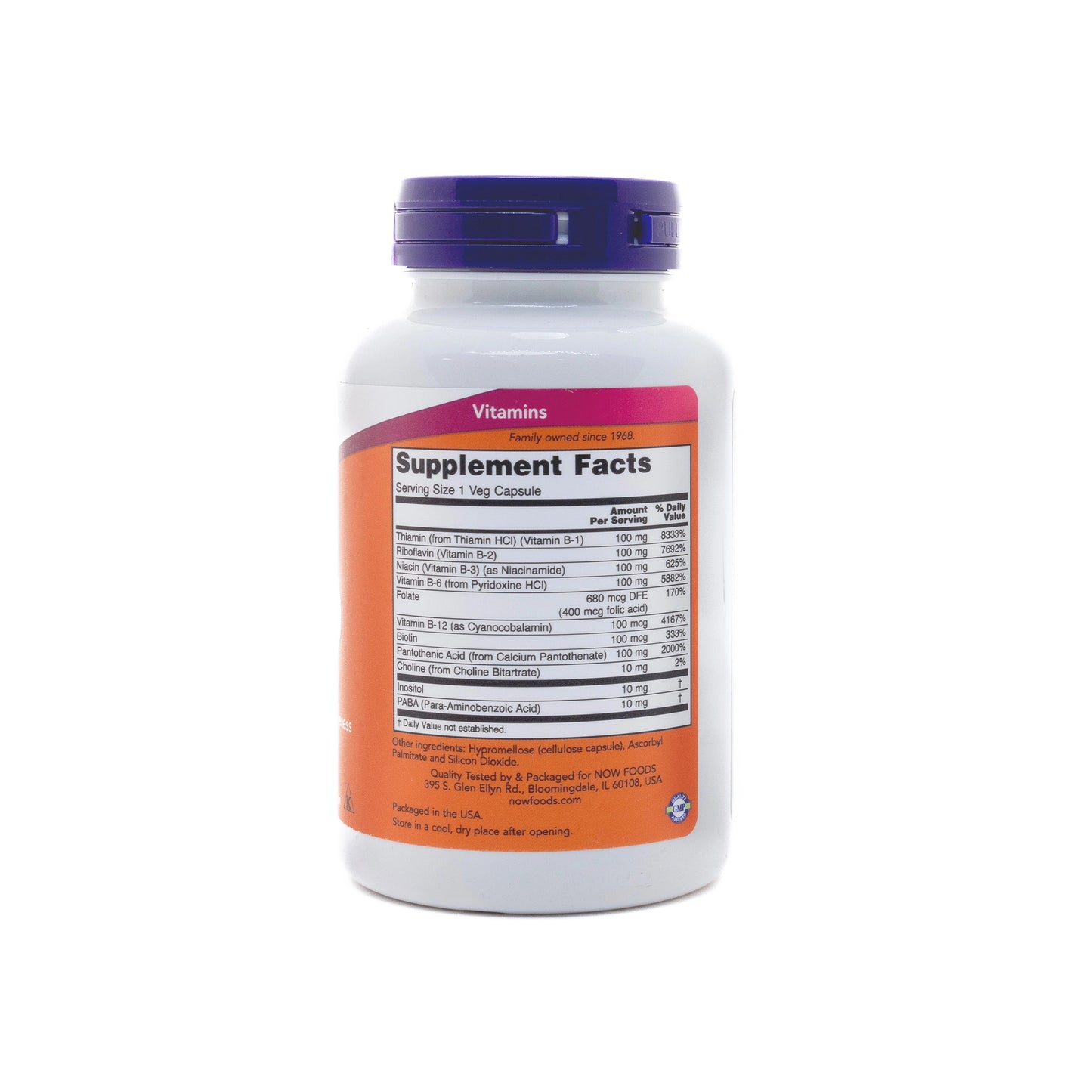 Now B-100 100 Veg Capsules