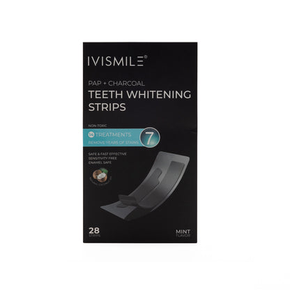 Ivismile Pap+Charcoal Teeth Whitening Strips 28Strips