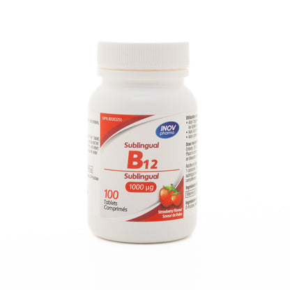 Inov Pharma B12 1000Mcg Sublingual 100 Tablet