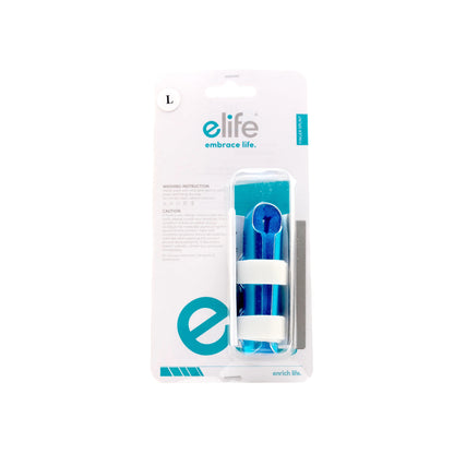 E-Life Fold-Over Finger Splint With Strap [Large]