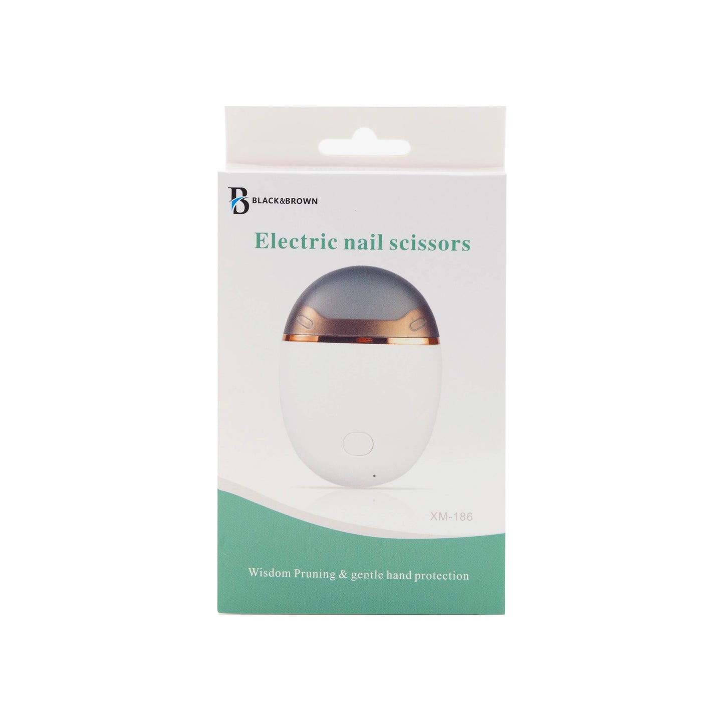 Black & Brown Electric Nail Scissors [XM-186]