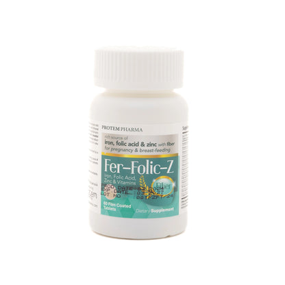 Protem Pharma Fer-Folic-Z Fiber 60 Tablets