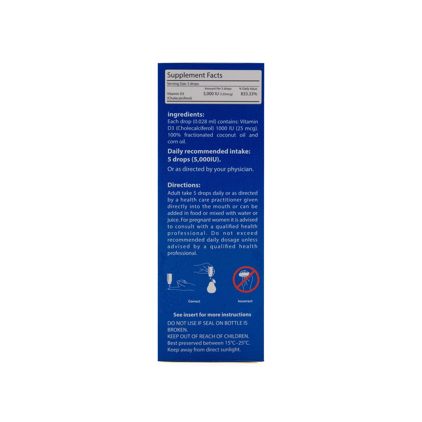 Ditamin AdultvitVitamin D3 5000IU Drops 10Ml