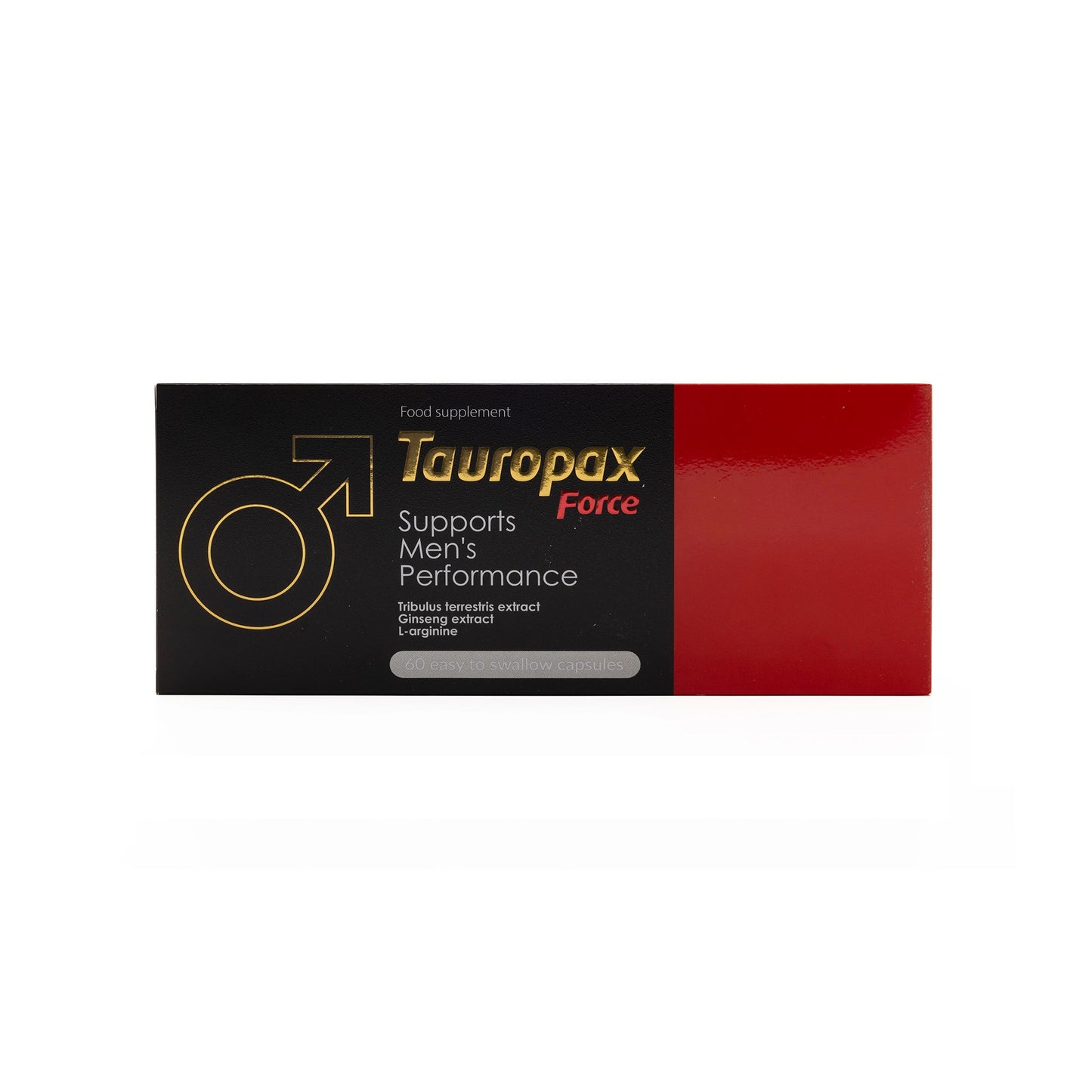 Tauropax Force Supports Men's Performance 60 Capsules