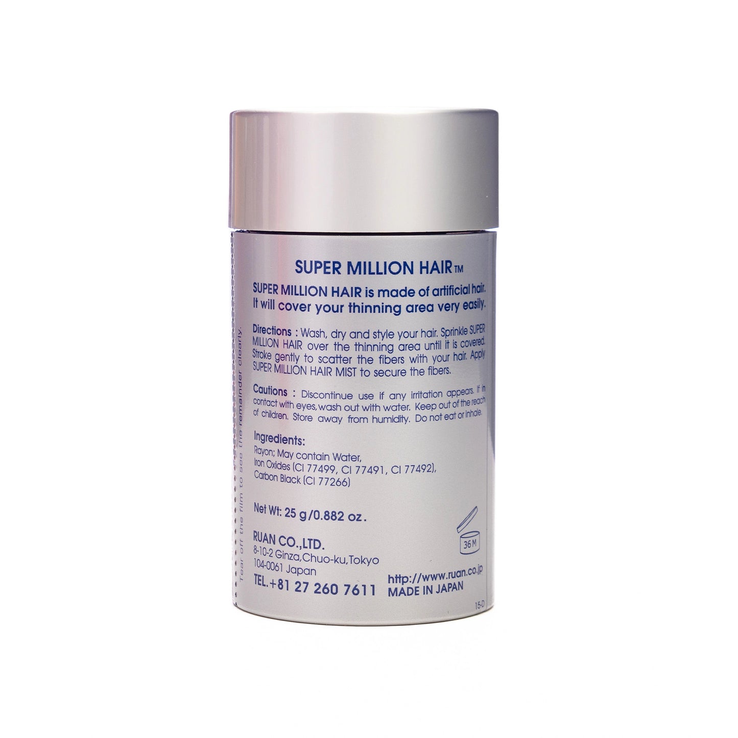 Super Million Hair Black 25 Gm